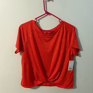 Xersion Women's Bright Red Short Sleeve Top